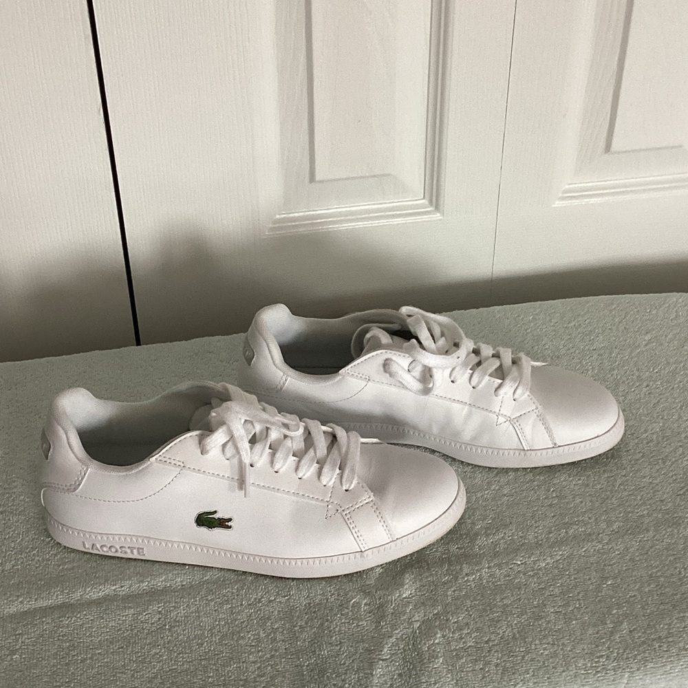 Lacoste Classic White Tennis Shoes